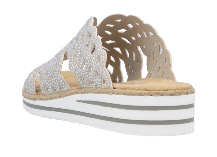 Rieker, chique damesmuiltjes met luchtige uitsparingen 